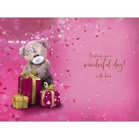 3D Holographic Purple 50th Birthday Me to You Bear Card Extra Image 1 Preview
